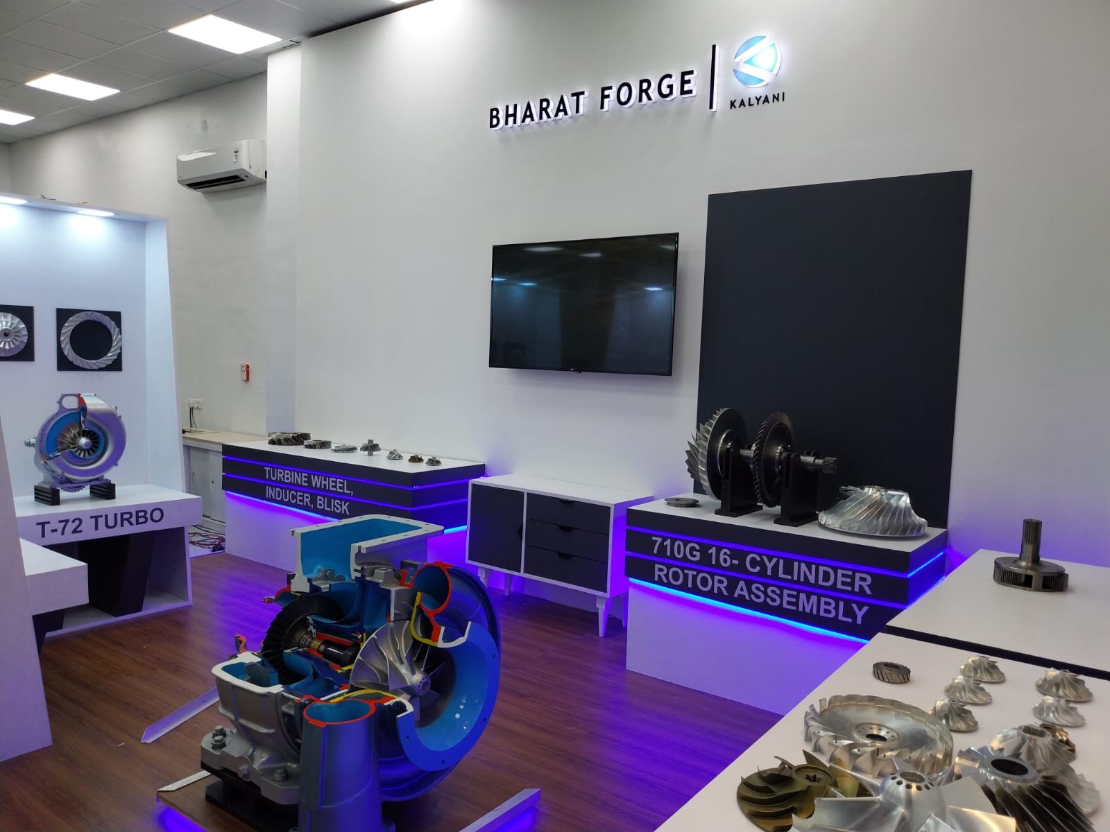 Display Center Fabrication Bharat Forge